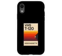 Retro VHS T-120 Vidéocassette vidéo analogique Nostalgie années 80 Coque pour iPhone XR