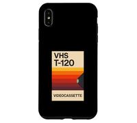 Retro VHS T-120 Vidéocassette vidéo analogique Nostalgie années 80 Coque pour iPhone XS Max