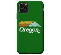 Retro Vibe Oregon Sweatshirt Vintage Mountains & Sun Coque pour iPhone 11 Pro Max