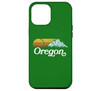 Retro Vibe Oregon Sweatshirt Vintage Mountains & Sun Coque pour iPhone 12 Pro Max