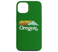 Retro Vibe Oregon Sweatshirt Vintage Mountains & Sun Coque pour iPhone 13