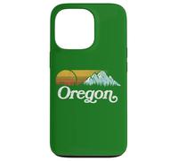 Retro Vibe Oregon Sweatshirt Vintage Mountains & Sun Coque pour iPhone 13 Pro