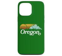 Retro Vibe Oregon Sweatshirt Vintage Mountains & Sun Coque pour iPhone 13 Pro Max