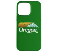 Retro Vibe Oregon Sweatshirt Vintage Mountains & Sun Coque pour iPhone 15 Pro Max