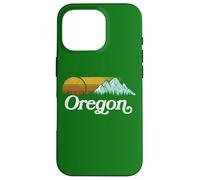 Retro Vibe Oregon Sweatshirt Vintage Mountains & Sun Coque pour iPhone 16 Pro