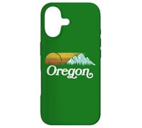 Retro Vibe Oregon Sweatshirt Vintage Mountains & Sun Coque pour iPhone 17