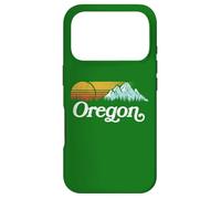 Retro Vibe Oregon Sweatshirt Vintage Mountains & Sun Coque pour iPhone 17 Pro