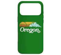 Retro Vibe Oregon Sweatshirt Vintage Mountains & Sun Coque pour iPhone 17 Pro Max