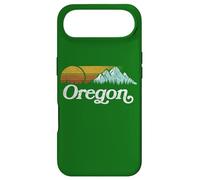 Retro Vibe Oregon Sweatshirt Vintage Mountains & Sun Coque pour iPhone Air