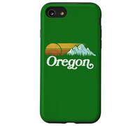 Retro Vibe Oregon Sweatshirt Vintage Mountains & Sun Coque pour iPhone SE (2020) / 7/8