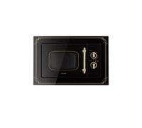 Klarstein Micro-ondes encastrable Victoria 20 – 20 L, 800/1000 W gril, 3 fonctions, inox noir