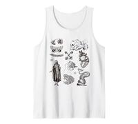 Retro Victorian Line Art Aesthetic Cottagecore Academia Débardeur