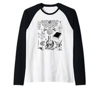 Retro Victorian Line Art Aesthetic Cottagecore Academia Manche Raglan