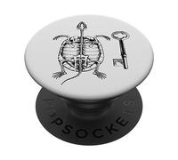 Retro Victorian Line Art Aesthetic Cottagecore Academia PopSockets PopGrip Adhésif