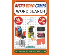 Retro Video Games Word Search Puzzle Book: Word Searches with Easy to Read Print about Classic Retro Video Games, Games Consoles, Arcade Machines, ... … Gift for Vacations, Holidays, Leisure Time