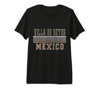 Retro Villa de Reyes Mexique T-Shirt Haut de Gamme