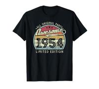 Rétro Vintage 1954 Édition limitée 72ème Anniversaire T-Shirt