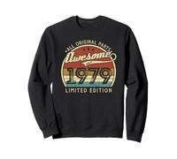 Rétro Vintage 1979 Édition limitée 47ème Anniversaire 47 Ans Sweatshirt