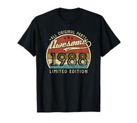 Rétro Vintage 1988 Édition limitée 38ème Anniversaire 38 Ans T-Shirt