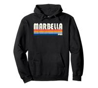 Rétro Vintage 70s 80s Style Marbella, Espagne Sweat à Capuche