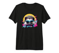 Retro Vintage 80s Cute Animal Lover Hedgehog T-Shirt Haut de Gamme