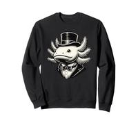 Retro Vintage Axolotl Salamandre Gentleman Nœud Papillon Sweatshirt