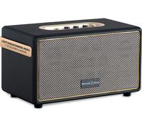 Bennett & BB-860A BK Blackmore Haut-Parleur Bluetooth rétro en Cuir avec accu 6000 mAh - Haut-Parleur Vintage avec 60W - Fonction stéréo True Wireless - Enceinte Noir