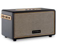 Bennett & Ross BB-860BK Blackmore Haut-Parleur Bluetooth rétro en Cuir - Haut-Parleur Vintage avec 2X 30W - Speaker Entrée USB avec Lecteur MP3 - Jack 3,5 mm avec aux-in - Enceinte en Noir