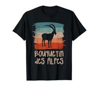 Retro Vintage Bouquetin Des Alpes T-Shirt