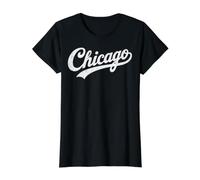 Retro Vintage Chicago Text Men Women Boy Girl T-Shirt Graphique avec Valeur
