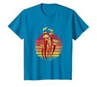 Rétro Vintage Coucher De Soleil Sarracenia Plantes Carnivores T-Shirt
