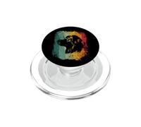 Rétro Vintage Design Grand Chien des Pyrénées PopSockets PopGrip pour MagSafe