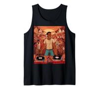 Retro Vintage DJ - HipHop Music Bronx Party Tee Débardeur