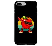 Retro Vintage Funny Apple Dab Dance Apple Fruit Dancing Coque pour iPhone 7 Plus/8 Plus