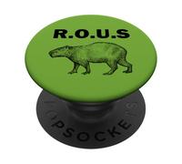 Retro Vintage Funny ROUS Unusual Rodent Size Capybara Lover PopSockets PopGrip Adhésif