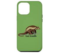 Retro Vintage Illustration Giant Armadillo Coque pour iPhone 12 Pro Max