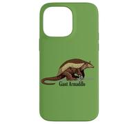 Retro Vintage Illustration Giant Armadillo Coque pour iPhone 14 Pro Max