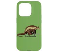 Retro Vintage Illustration Giant Armadillo Coque pour iPhone 15 Pro