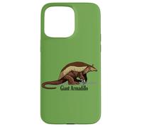 Retro Vintage Illustration Giant Armadillo Coque pour iPhone 15 Pro Max