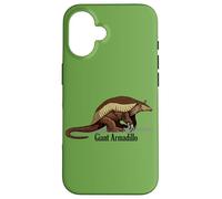 Retro Vintage Illustration Giant Armadillo Coque pour iPhone 16