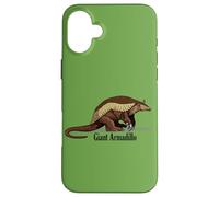 Retro Vintage Illustration Giant Armadillo Coque pour iPhone 16 Plus