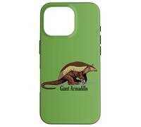 Retro Vintage Illustration Giant Armadillo Coque pour iPhone 16 Pro