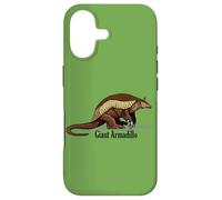 Retro Vintage Illustration Giant Armadillo Coque pour iPhone 17