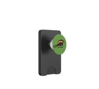 Retro Vintage Illustration Giant Armadillo PopSockets PopWallet pour MagSafe