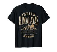Rétro Vintage Indian Himalaya Mountain Everest Adventure T-Shirt Graphique avec Valeur