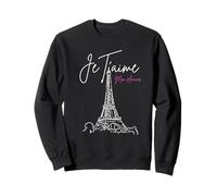 Rétro Vintage Je Taime Mon Amour Tour Eiffel Paris France Sweatshirt