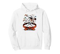 Retro Vintage Judo Japanese Rising Sun Graphic Sweat à Capuche