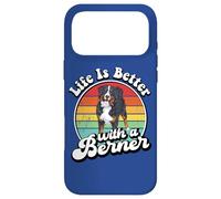 Retro Vintage Life is Better Bernese Mountain Dog Lover Coque pour iPhone 17 Pro Max