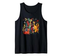 Retro Vintage Mid-Century Modern Look Cats 50's 60's Style Débardeur