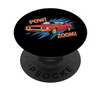 Rétro Vintage Muscle Car Design Automobile Cadeau Homme Femme PopSockets PopGrip Adhésif